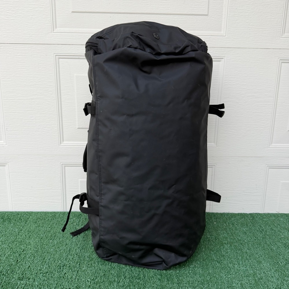 MIER 10110033-9007 Large Black 90L Waterproof‎ Convertible Duffle Bag Backpack - Picture 10 of 16